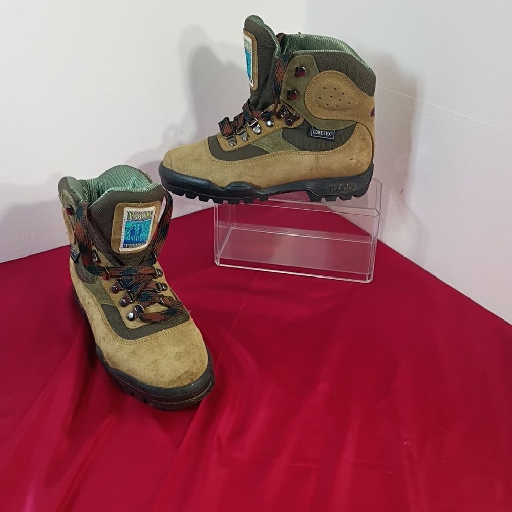 Tecnica Trekking Women's SZ 6.5 Gore Tex Waterproof Hiking Brown Boots